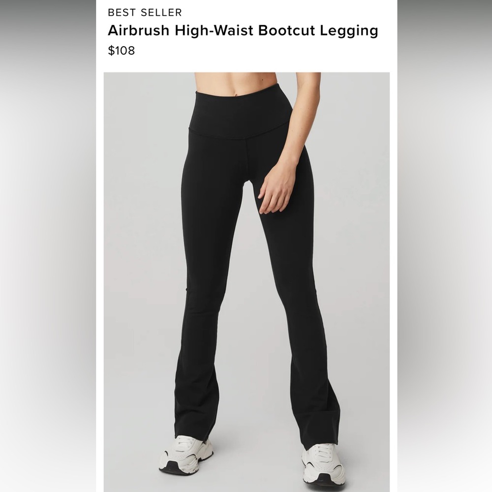 Alo Airbrush High-Waist Bootcut Legging
